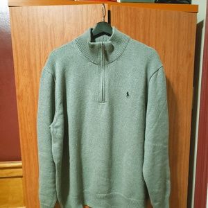 Merino Wool Quarter-Zip Sweater